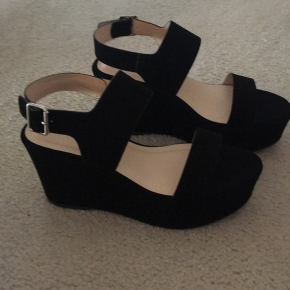 Charlotte Russe Shoes - Platform Wedge Sandals